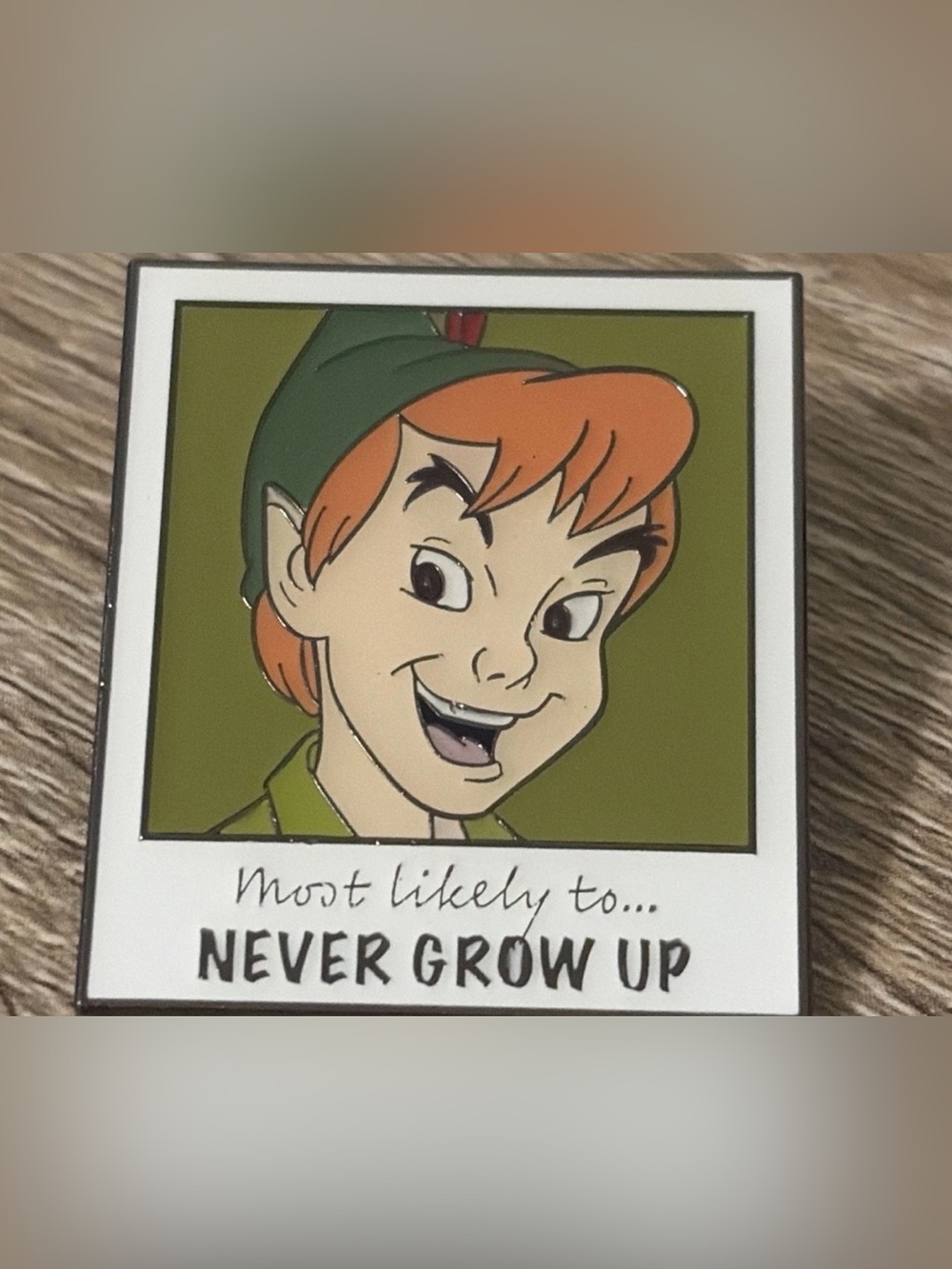 Disney Peter Pan Never Grow Up Art Print in Green and Orange